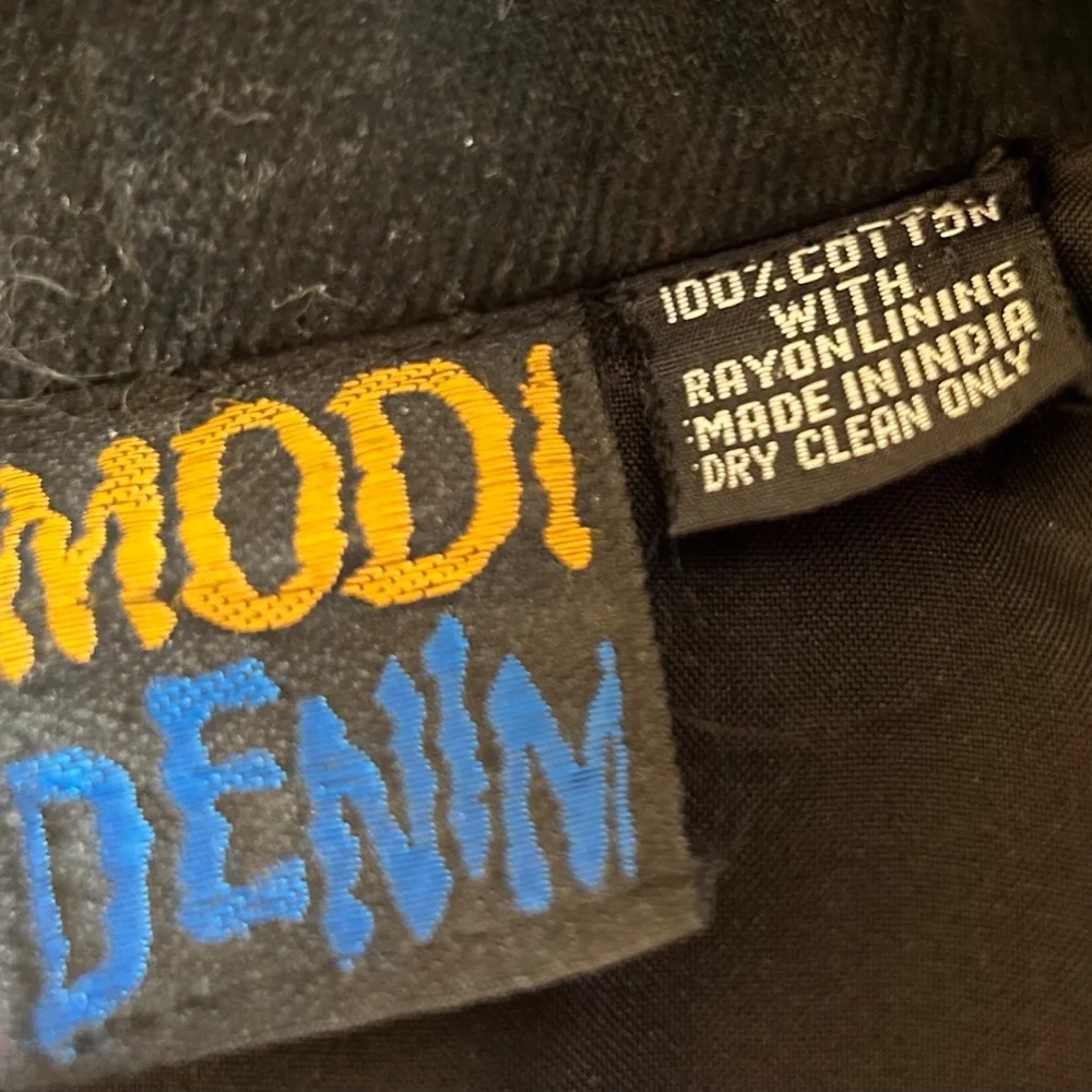 Vintage black Modi Denim gold sequin jacket - Picture 7 of 7